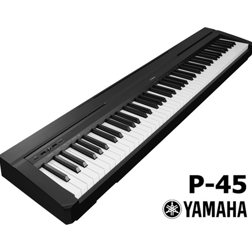 The Music Store, Inc. - Yamaha P45B Black 88-key entry-level