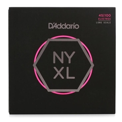 D'Addario NYXL45100 Nickel Wound Bass Guitar Strings, Regular Light, 45-100, Long Scale