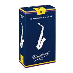 Vandoren SR2125 Traditonal Alto Sax Reed 2.5 Box of 10