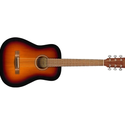 Fender FA-12SCE-SB-WN FA-125CE Dreadnought, Walnut Fingerboard, Cutaway Acoustic/Electric Guitar, Sunburst