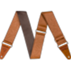 Fender 0996970000 Tooled Leather Guitar Strap, Brown