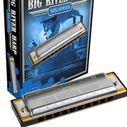 Hohner 590BX-D BIG RIVER HARMONICA BOXED KEY OF D