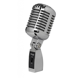 Stagg SDM100CR Professional vintage style cardioid dynamic microphone with cartridge DC04
