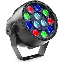 Stagg SLI-BATXS-1 Battery-powered ECOPAR XS spotlight with 12 x 1-watt R/G/B/W LED