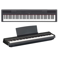 Yamaha P125B 88- Key Digital Piano - Includes PA150 Power Supply and Sustain Pedal - Black