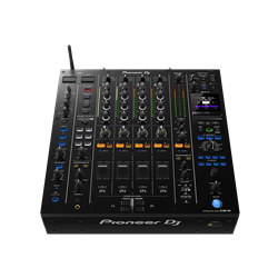 Pioneer DJ DJM-A9 4-channel Digital DJ Mixer with Analog and Digital I/O, 7 Sound Color FX, 14 Beat FX, 3-band Switchable Iso EQs, 3 Mic FX,  Dual USB Connectivity, Bluetooth Enabled and ProDJ Link