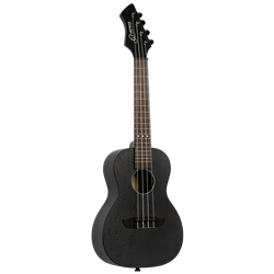 Ortega RUHZ-SBK Okoume top, back & side, reverse headstock, in-line tuners, satin black