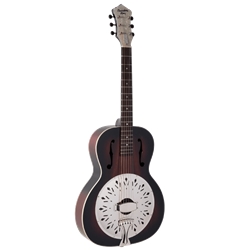 Recording King RR-41-VS RK Biscuit Cone Small Body Resonator Guitar - Vintage Sunburst