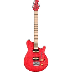 Sterling by Music Man ST-AX3FM-STP-M1 Axis AX3 Flame Maple, Stain Pink