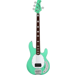 Sterling by Music Man ST-RAY4X-SGR-J1-C StingRay 4 Plus Electric Bass in Seafoam Green