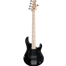 Sterling by Music Man ST-RAY5-BK-M1 StingRay 5-String Electric Bass, Black