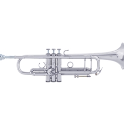Bach AB190S “Stradivarius” “Artisan” Bb Trumpet, Silver Plated