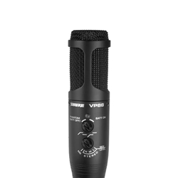 Shure VP88 M-S Stereo Microphone with Internal Matrix, Battery Included