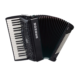 Hohner A16722 Bravo III 96 Black 37 Key  Chromatic Accordion  -GmbH-