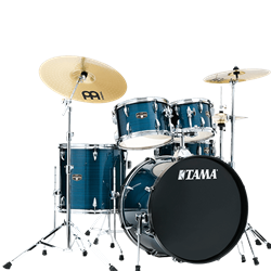 Tama IE52CHLB IMPERIALSTAR 5-Piece Complete Drum Kit, Hardware, Meinl Cymbals, Hairline Blue
