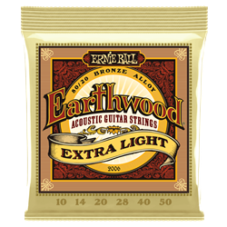 Ernie Ball P02006 Extra Light Acoustic Guitar String Set 10-50