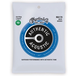 Martin MA170 80/20 Bronze Acoustic Guitar Strings .010 - .047