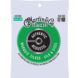 MA130S Martin Silk & Steel  Acoustic Guitar Strings .011 - .047