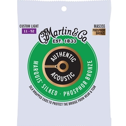 MA535S Martin Phosphor/ Bronze Acoustic Guitar Strings .011 - .052