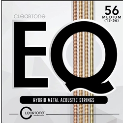 7813 Cleartone EQ Hybrid Metal Acoustic Strings  Medium 13-56