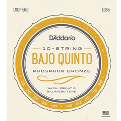 D'Addario EJ85 10- String Bajo Quinto set