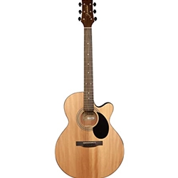 Jasmine S34C-U NEX Acoustic Guitar w/ Cutaway - Natural