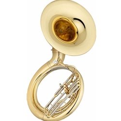 Eastman EPH495 Sousaphone w/Wheeled Case, .728 Bore, 26" Yellow Brass Bell, Lacquer Finish