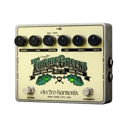 Electro-Harmonix TURNIP GREENS Overdrive / Reverb Multi-Effects Pedal