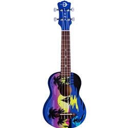 Luna UKE KAUWELA S Uke Kauwela Summer Soprano w/Gigbag