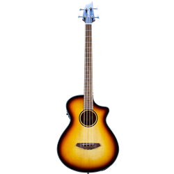 Breedlove DSCN44BCESSAM Discovery S Concert Edgeburst Bass CE Sitka-African Mahogany