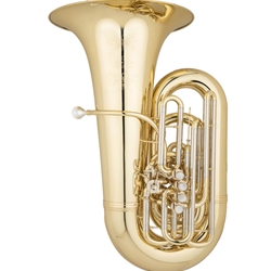 EBC836 Eastman 6/4 Tuba w/Case, Key of CC, York Style front action pistons + 5th Rotary, 20" Upright Bell, Lacquer Finish