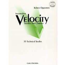 Intermediate Velocity Studies for Clarinet by Kalmen Opperman