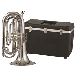 Adams MB1S Marching Baritone Outfit, Silver Plated