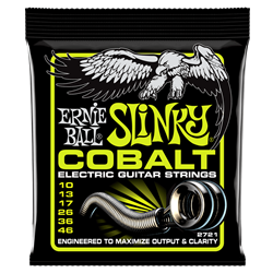 Ernie Ball P02721 Regular Slinky Cobalt Electric Guitar Strings - 10-46 Gauge