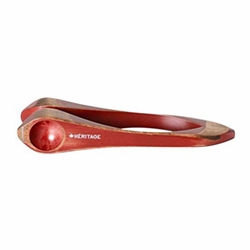 Heritage GIBOULEE:BURGUNDY Small Musical Wooden Spoon Set - Burgundy