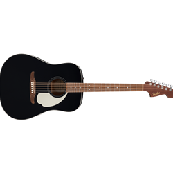 Fender 0974201506 California Standard Redondo Acoustic Guitar, Black