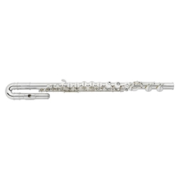 Haynes AF570-C Amadeus Alto Flute, Solid Silver Riser, Silver Plated CURVED Headjoint, Body, Foot