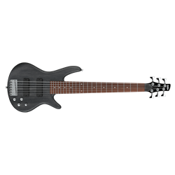 Ibanez GSR206TGF Gio GSR206 6-string Electric Bass Guitar - Transparent Gray Flat